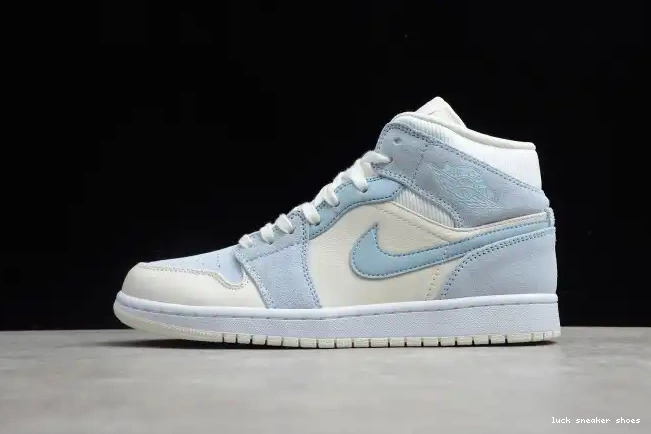 LUCY Mixed Mid 1 Textures DA4666-100 Blue Jordan Air 0524
